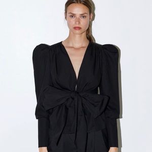 Zara puff sleeve jacket